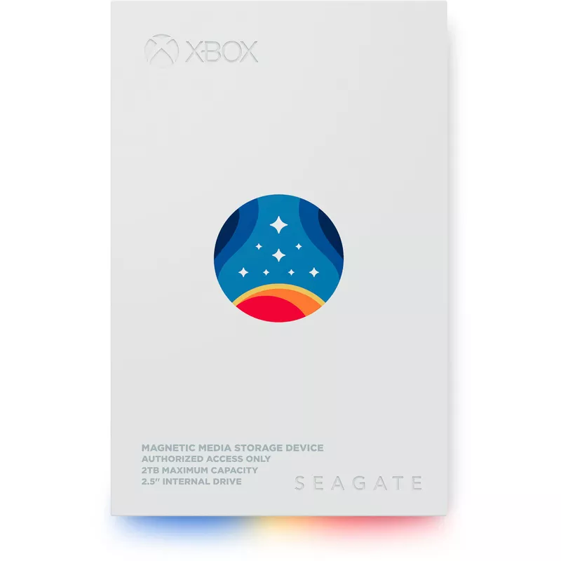 Seagate - Starfield Special Edition Game Drive for Xbox 2TB External USB 3.2 Gen 1 Portable Hard Drive - White
