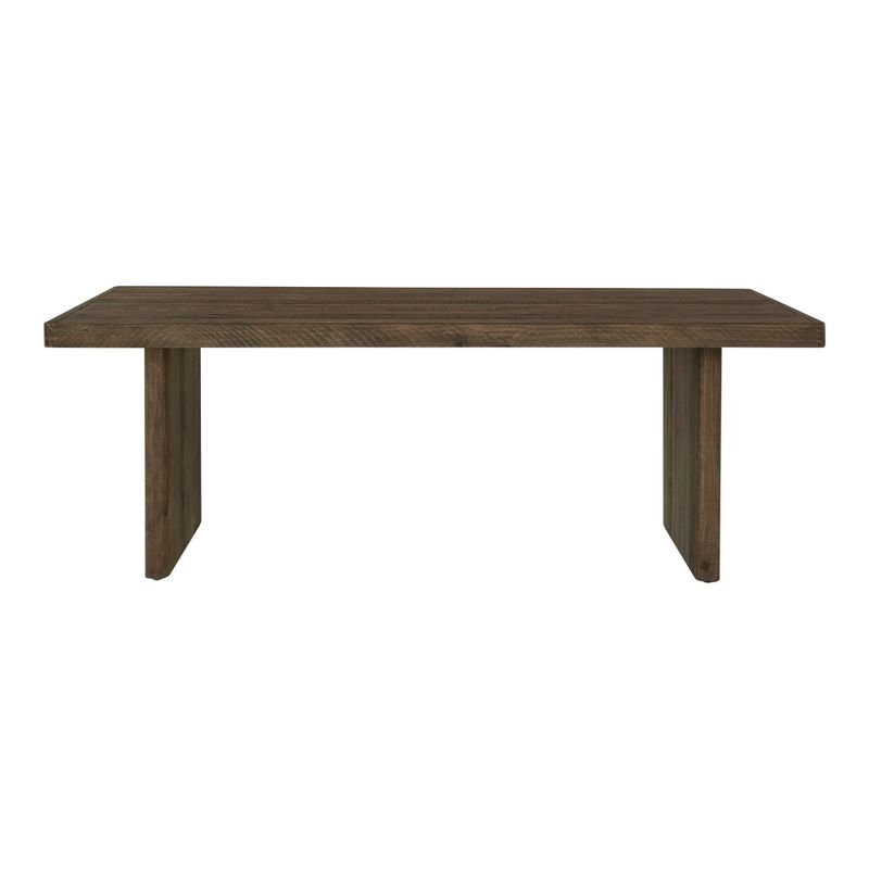 Aurelle Home Modima Rustic Rounded Edge Dining Table - Antique White