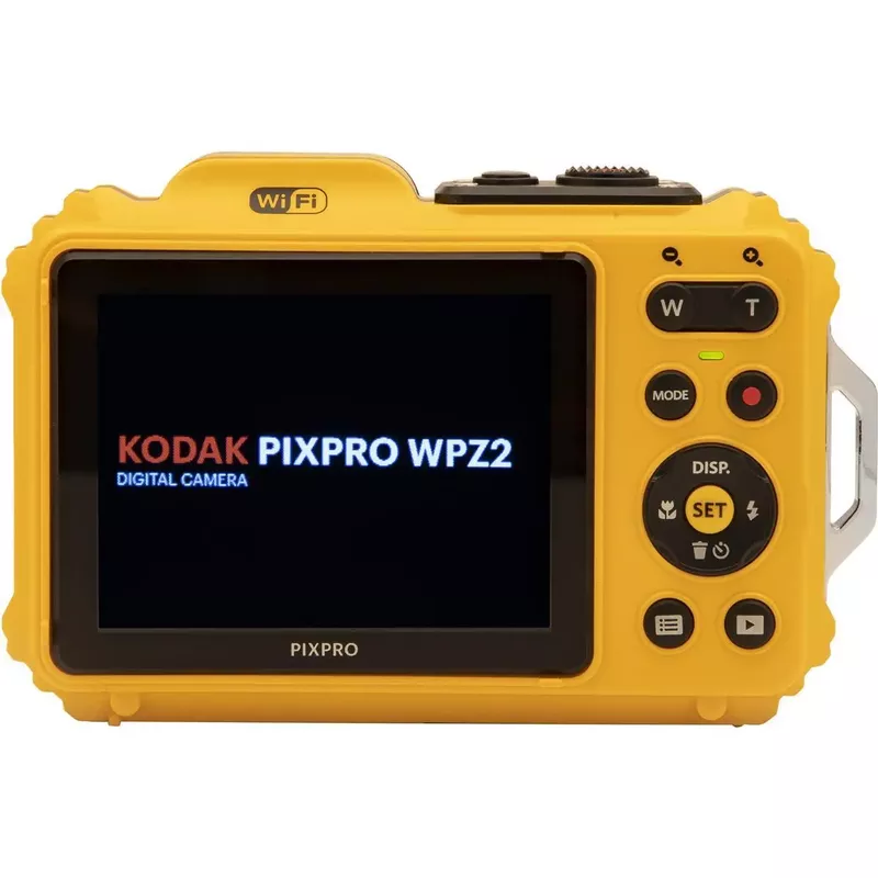 KODAK PIXPRO WPZ2 16MP Full HD Waterproof Rugged Digital Camera, Yellow, Bundle with 32GB Memory Card and Camera Bag