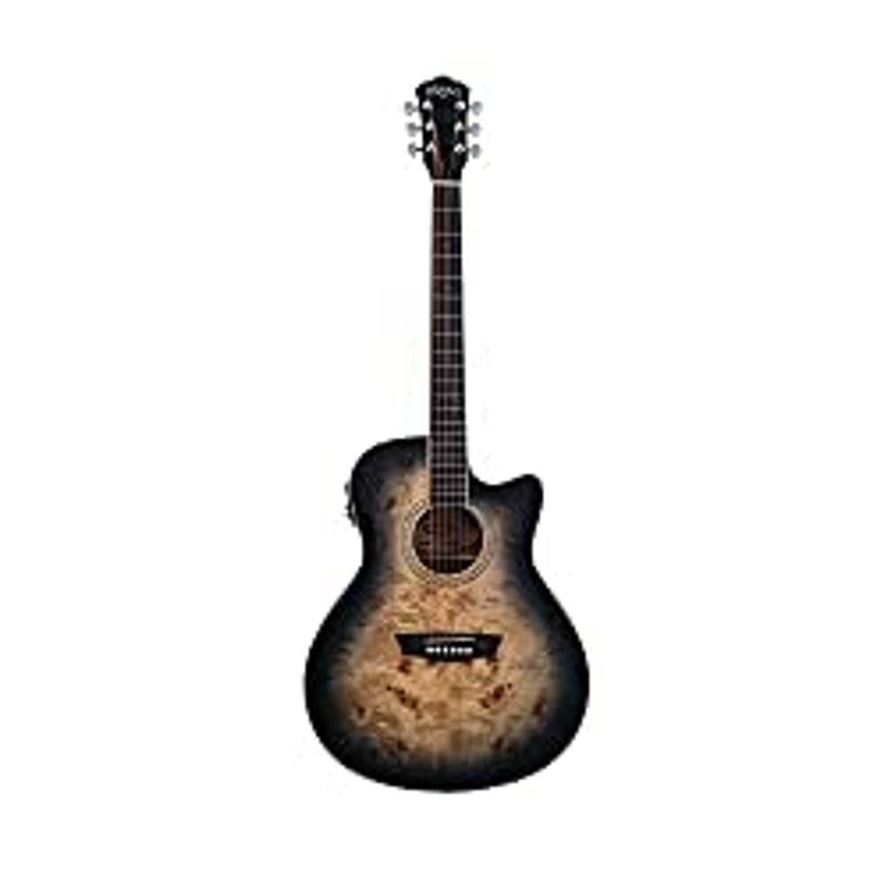 Rent to own Washburn Deep Forest Burl 6 String AcousticElectric Guitar