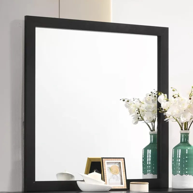 Kendall Square Dresser Mirror Black