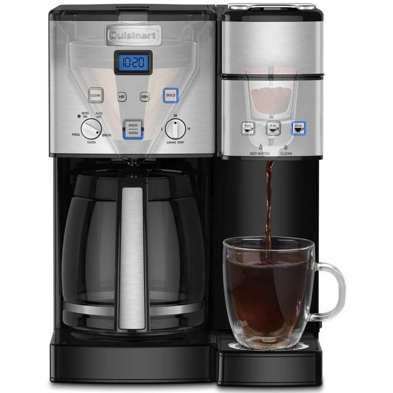 Cuisinart Coffee Center 12 Cup Coffee Maker and Single-Serve Brewer
