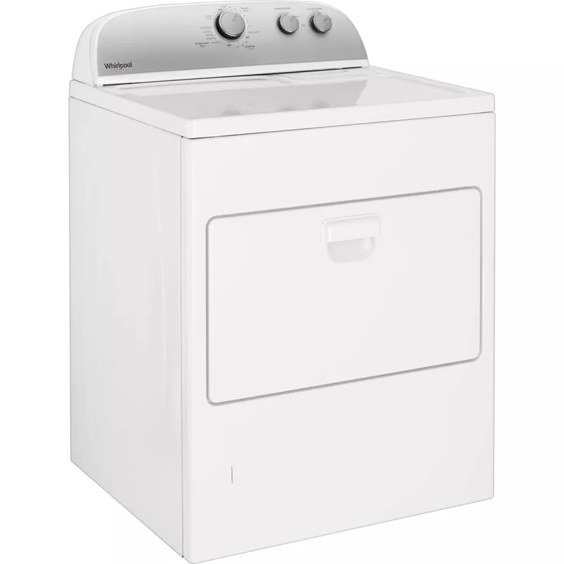 Whirlpool - 7 Cu. Ft. Gas Dryer with AutoDry Drying System - White