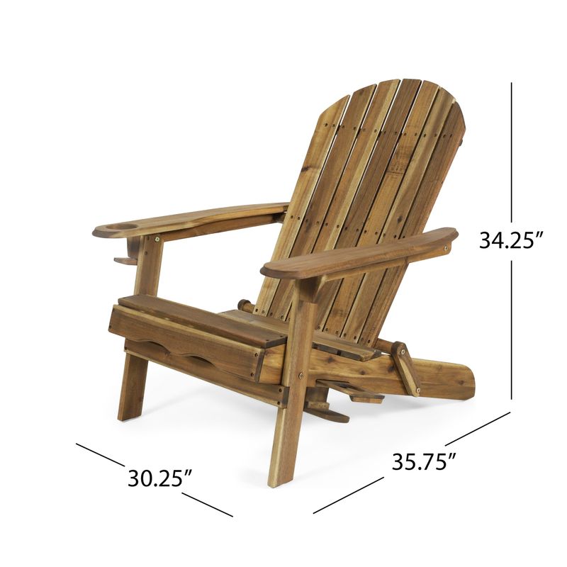 Rent to own Bellwood Acacia Wood Folding Adirondack Chair by ...