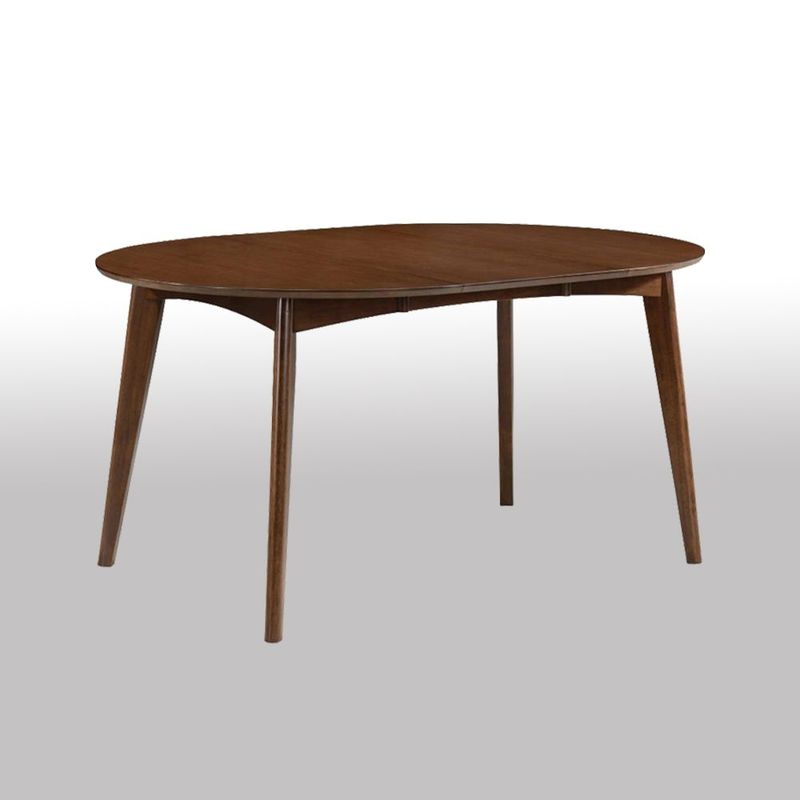 Oval Wood Dining Table in Dark Walnut - Dark Walnut