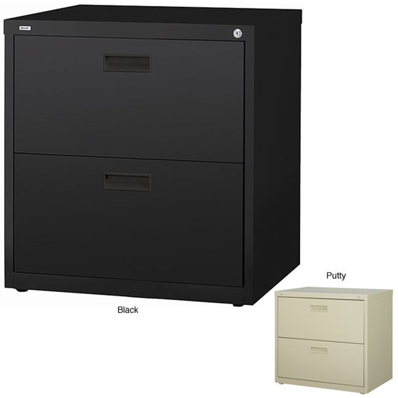 Hirsh HL1000 Series 30-inch Wide 2-drawer Commercial Lateral File Cabinet - Putty