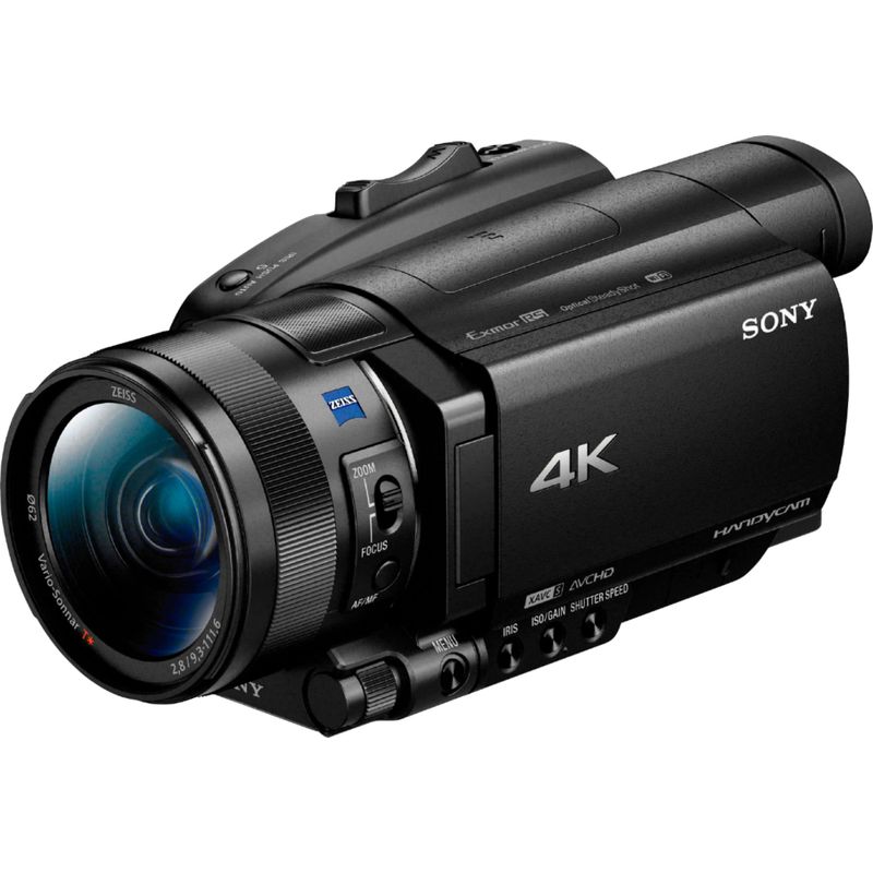 Left Zoom. Sony - Handycam FDR-AX700 4K Premium Camcorder - black