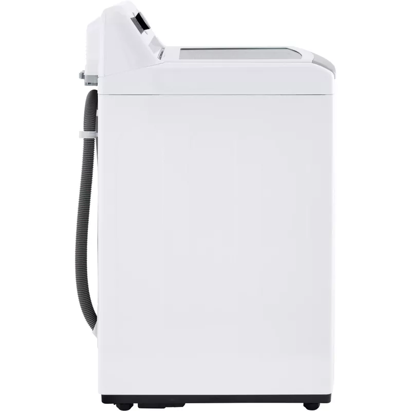 LG - 5.0 Cu. Ft. High-Efficiency Top Load Washer with 6Motion Technology - White