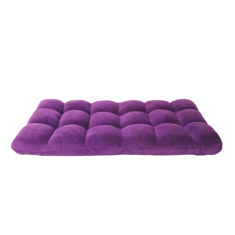 Chic Home Armless Quilted Recliner Chair, Purple - Purple