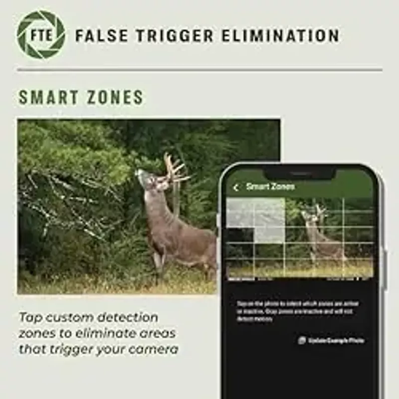 Moultrie Mobile Edge Pro Cellular Trail Camera - 2 Pack - Auto Connect, Nationwide Coverage, False Trigger Elimination Tech,1080p Video with HD Audio, 100ft Detection Range