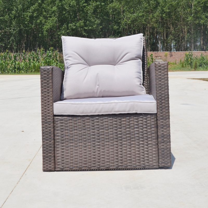 Rent to own Outdoor 6Piece Wicker Patio Sofa Set by Moda Furnishings