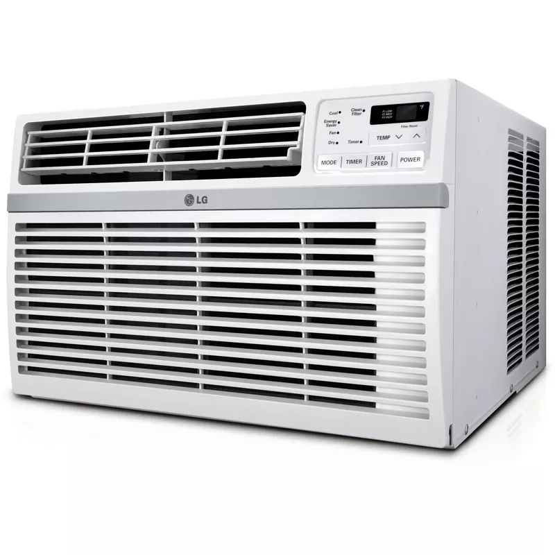 LG - 6,000 BTU Window Air Conditioner with Remote Control in White