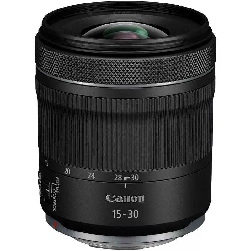 Canon - RF 15-30mm F4.5-6.3 IS STM Ultra-Wide Angle Zoom Lens for EOS R-Series Cameras - Black