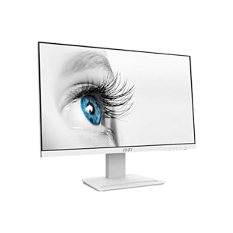 MSI 24 IPS FHD (1920 x 1080) Non-Glare with Super Narrow Bezel 100HZ 1ms 16:9 with Tilt Stand (Pro MP243XW), White