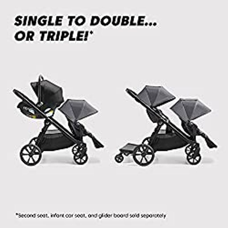 Baby Jogger City Select 2 Single-to-Double Modular Stroller, Flint Sage