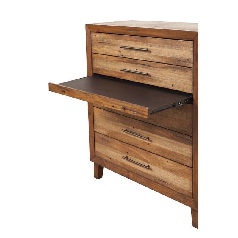 Origins Trinidad 5-drawer Wood Chest with pull-out Desktop - Origins Trinidad 6 Drawer Chest