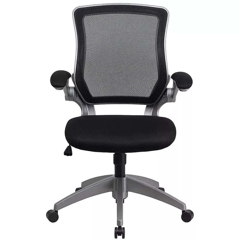Flash Furniture - Kale Contemporary Mesh Swivel Office Chair - Black
