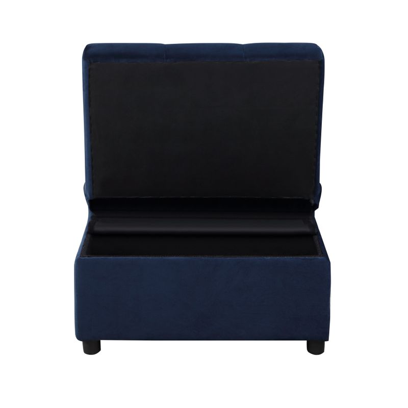 Daria 4-in-1 Convertible Futon Lounge Chair - Brownish Grey
