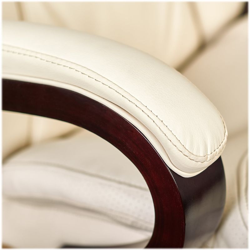 Alt View Zoom 16. Serta - Big and Tall Bonded Leather Executive Chair - Ivory