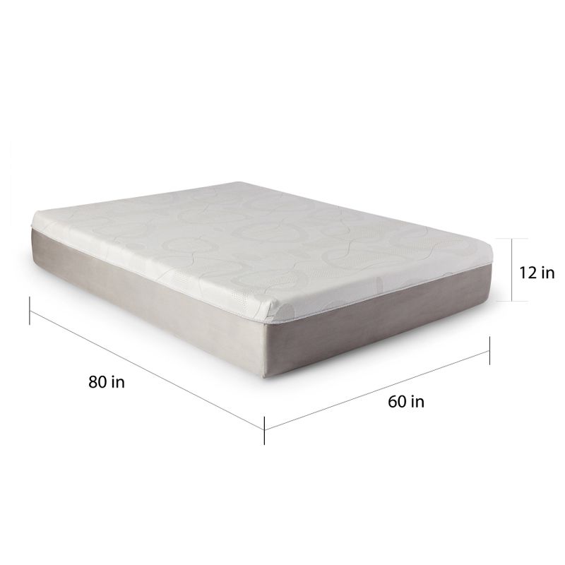 Slumber Solutions Choose Your Comfort 12" Queen-size Gel Memory Foam Mattress - Firm