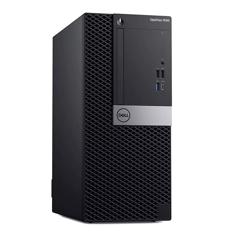 Dell OptiPlex 7050 Tower Business Desktop Intel Core i7-6700 3.4GHz, 16GB Ram 512GB SSD Windows 10 Professional (Refurbished)