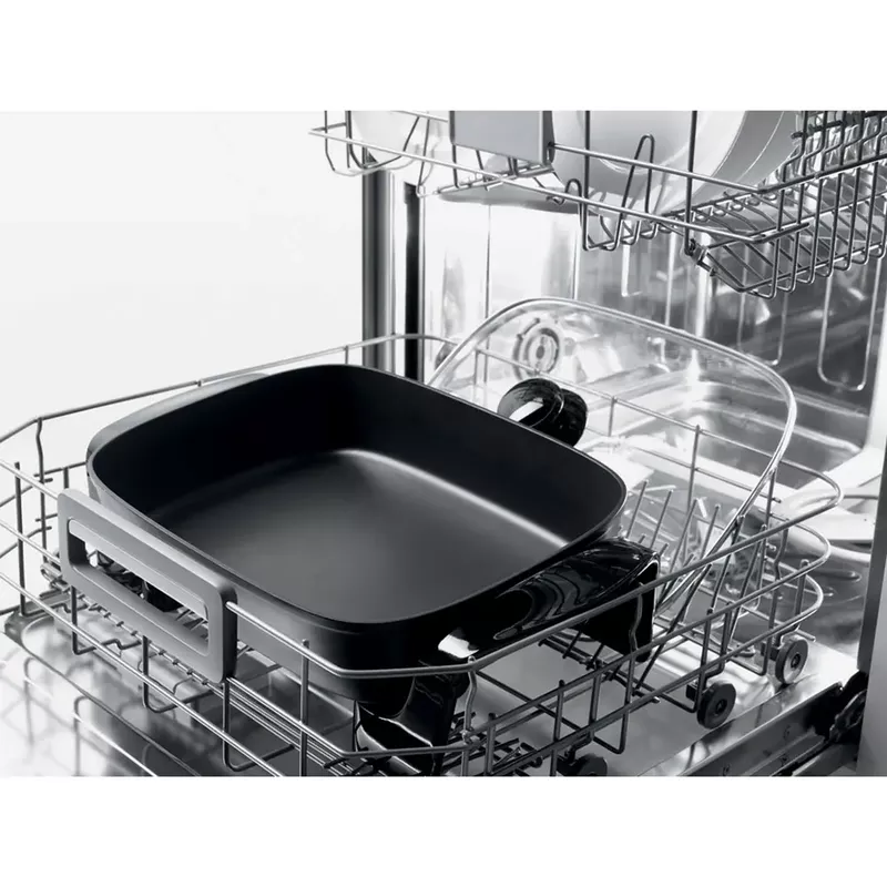 De'Longhi - Electric Skillet with Tempered Glass Lid