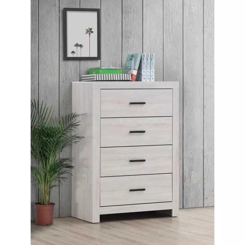 Marion 4-drawer Chest Coastal White