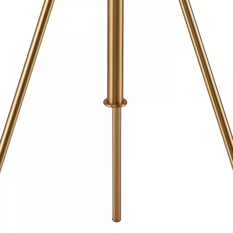 Contemporary Metal 20-inch Floor Lamp in Stained Gold