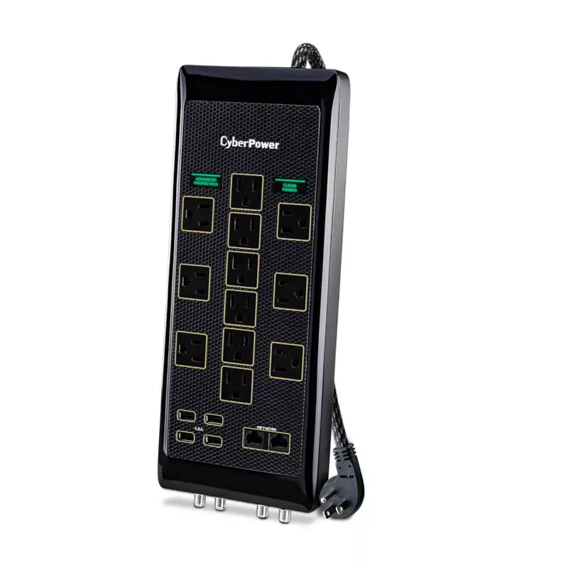 CyberPower Advanced 12 Outlet Surge Protector with USB