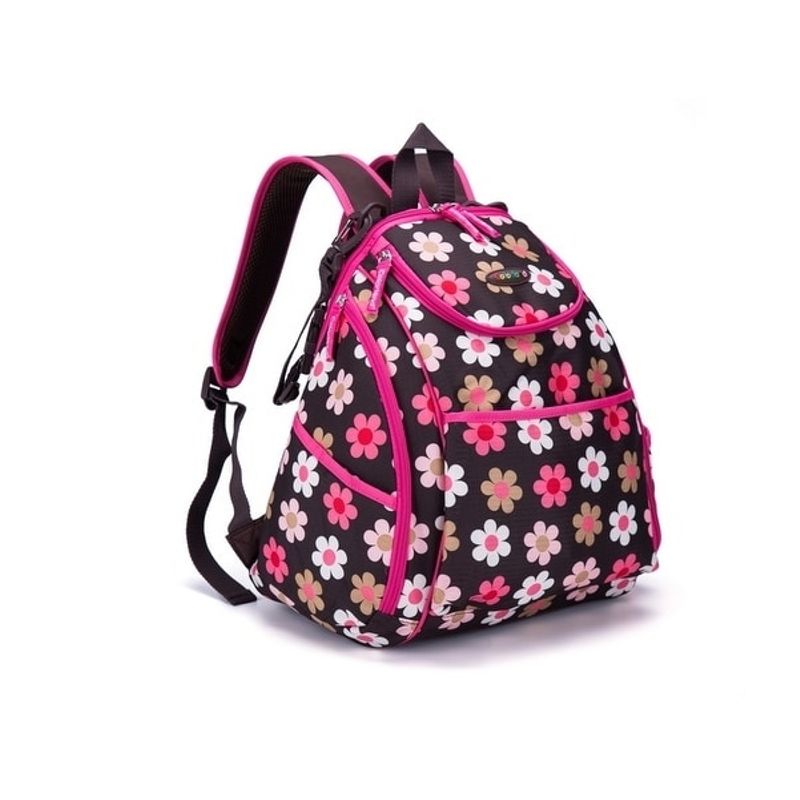 Amazing Mom Colorland Doriam Multi-Pocket Baby Diaper Backpack - Pink