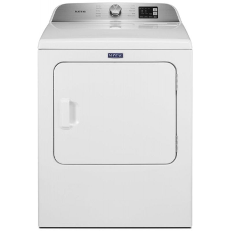 Maytag 7 Cu. Ft. White Electric Dryer With Moisture Sensing