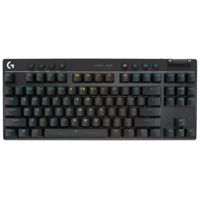 Logitech - PRO X TKL LIGHTSPEED Wireless Mechanical Tactile Switch Gaming Keyboard with LIGHTSYNC RGB - Black