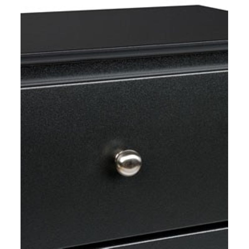 Laurel Creek Easton Black 6-drawer Condo-sized Dresser