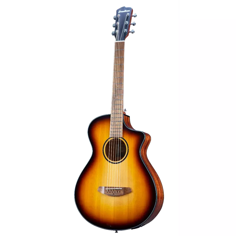 Breedlove Discovery S Concertina Edgeburst CE Acoustic Electric Guitar. Red Cedar-African Mahogany