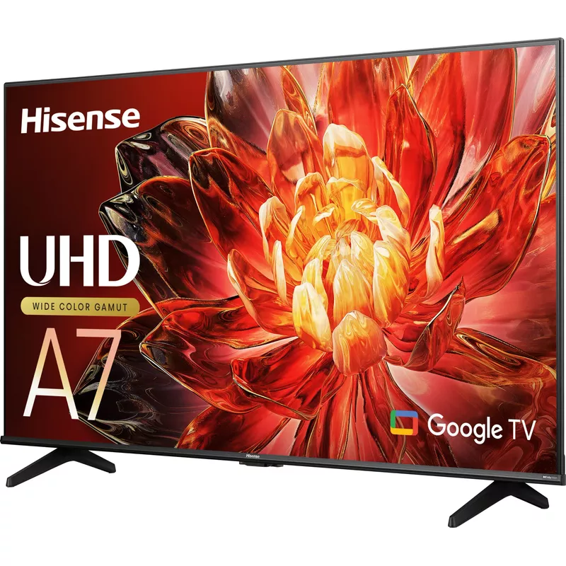 Hisense - 55" Class A7 Series LED 4K UHD HDR WCG Google TV (2024)