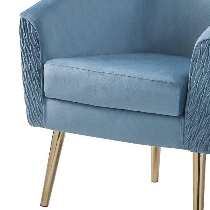 ACME Benny Accent Chair in Velvet and Gold - Gold