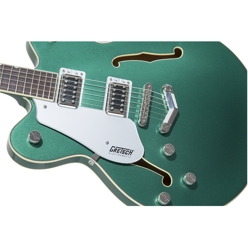 Gretsch G5622LH Electromatic Center Block Double-Cut Left Handed Electric Guitar with V-Stoptail. Laurel FB, Georgia Green