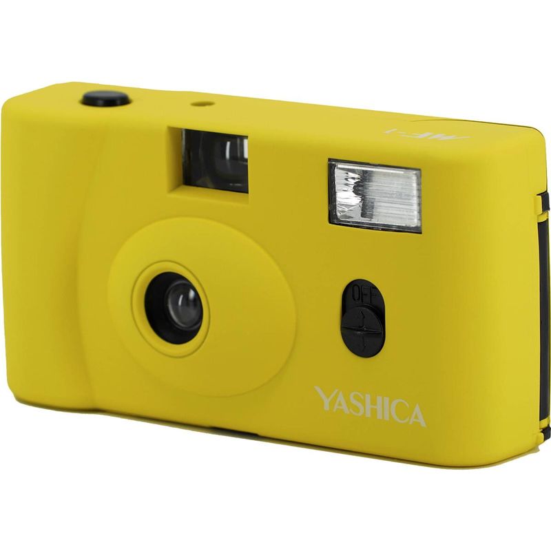 Yashica MF-1 Snapshot Art 35mm Film Camera, Yellow