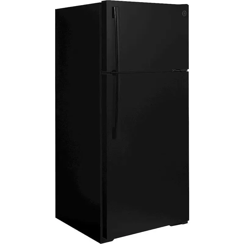 GE 16.6 Cu. Ft. Black Top Freezer Refrigerator