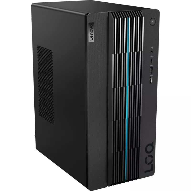 Lenovo - LOQ Tower Gaming Desktop - Intel Core i5-13400F - 16GB Memory - NVIDIA GeForce RTX 3050 8GB LHR - 512GB SSD - Ravel Black