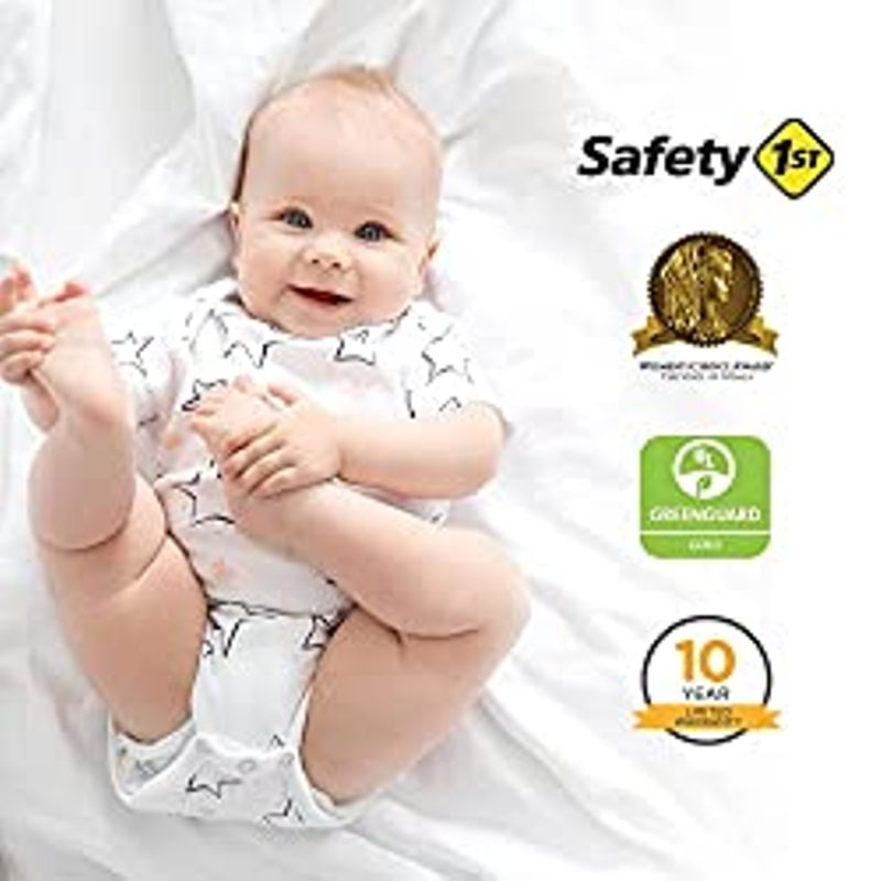 Safety 1st Heavenly Dreams Baby Crib & Toddler Bed Mattress, Waterproof Cover, Firm, Fits Standard Size Cribs & Toddler Beds, White, 1...