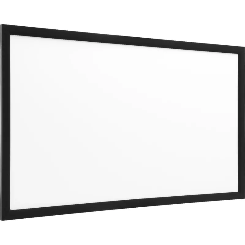 Insignia™ - 100" Home Theater Fixed Wall Projector Screen - White