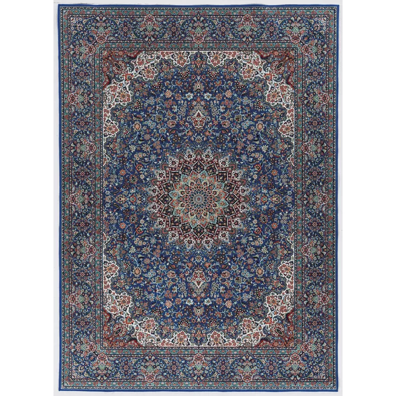 Havencrest Blue And Ivory 5X7 Area Rug