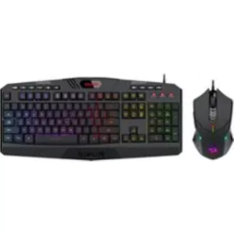 REDRAGON - S101-5 Wired Gaming Keyboard and Optical Mouse Gaming Bundle with RGB Backlighting - Black