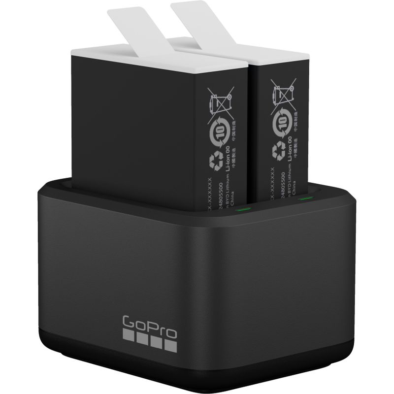 Alt View Zoom 11. GoPro - Enduro Dual Battery Charger + Battery (HERO11 Black/HERO10 Black/HERO9 Black) - Black