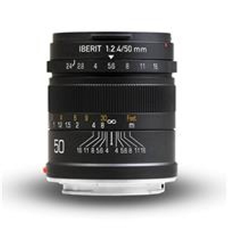 Kipon IBERIT 50mm f/2.4 Lens for Sony E - Black