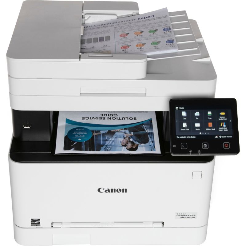Alt View Zoom 17. Canon - imageCLASS MF656Cdw Wireless Color All-In-One Laser Printer with Fax - White