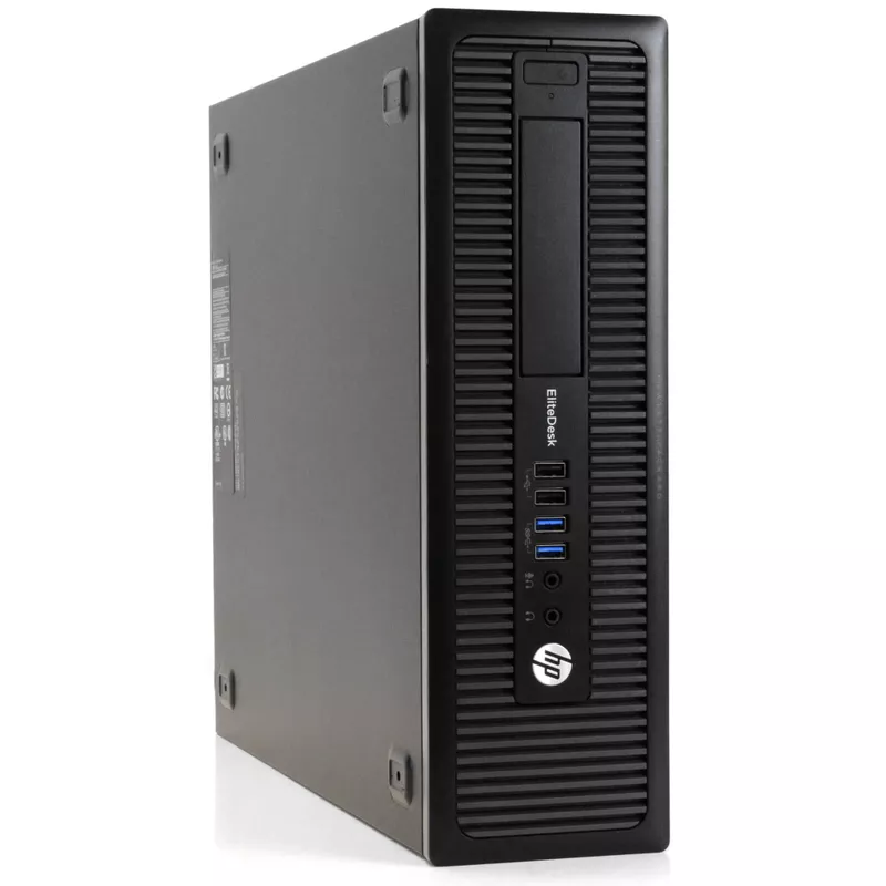 HP EliteDesk 800G1 Desktop Computer, 3.2 GHz Intel i5 Quad Core, 16GB DDR3 RAM, 1TB HDD, Windows 10 Professional 64bit, New 24in LCD (Refurbished)