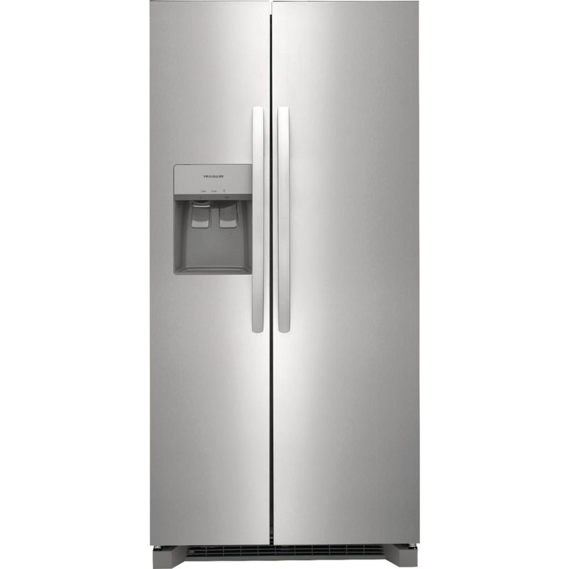 Frigidaire FRSS2323AS 22.3 Cu. Ft. 33 inch Standard Depth Side by Side Refrigerator - Stainless Steel - Stainless Steel