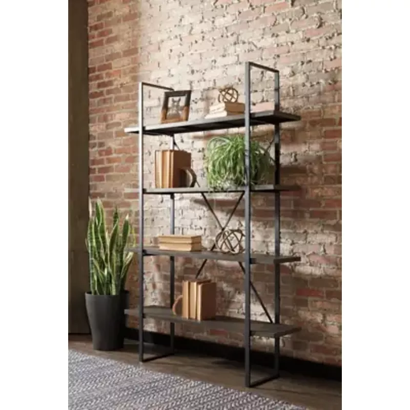 Black/Gray Gilesgrove Bookcase